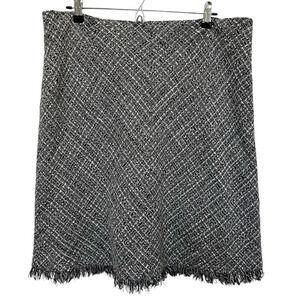 Apostrophe Y2K‎ Wool Blend Skirt Black White Size 18